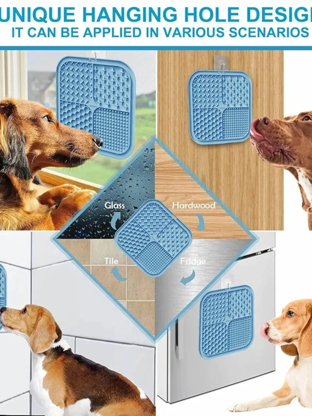 Zonopy Pet Slow Feeder Mat - Light Blue